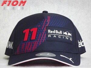 F1紅牛車隊 Red Bull 佩雷茲 2021 賽車彎檐帽 運動棒球帽子 Puma