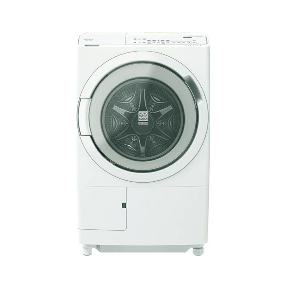 HITACHI 日立 12KG BD-SX120HJ-W 日製AI智慧感測變頻左開滾筒洗脫烘洗衣機