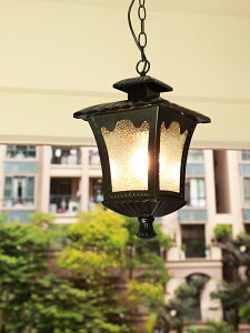 戶外防水吊燈歐式走廊過道葡萄架燈美式室外陽臺庭院花園涼亭吊燈