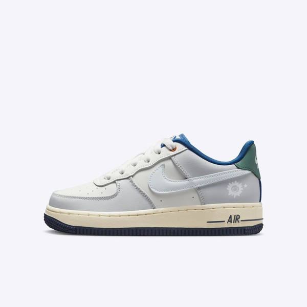 Nike Air Force 1 Lv8 GS [HM3721-111] 大童 休閒鞋 運動 經典 紫外線變色 灰白