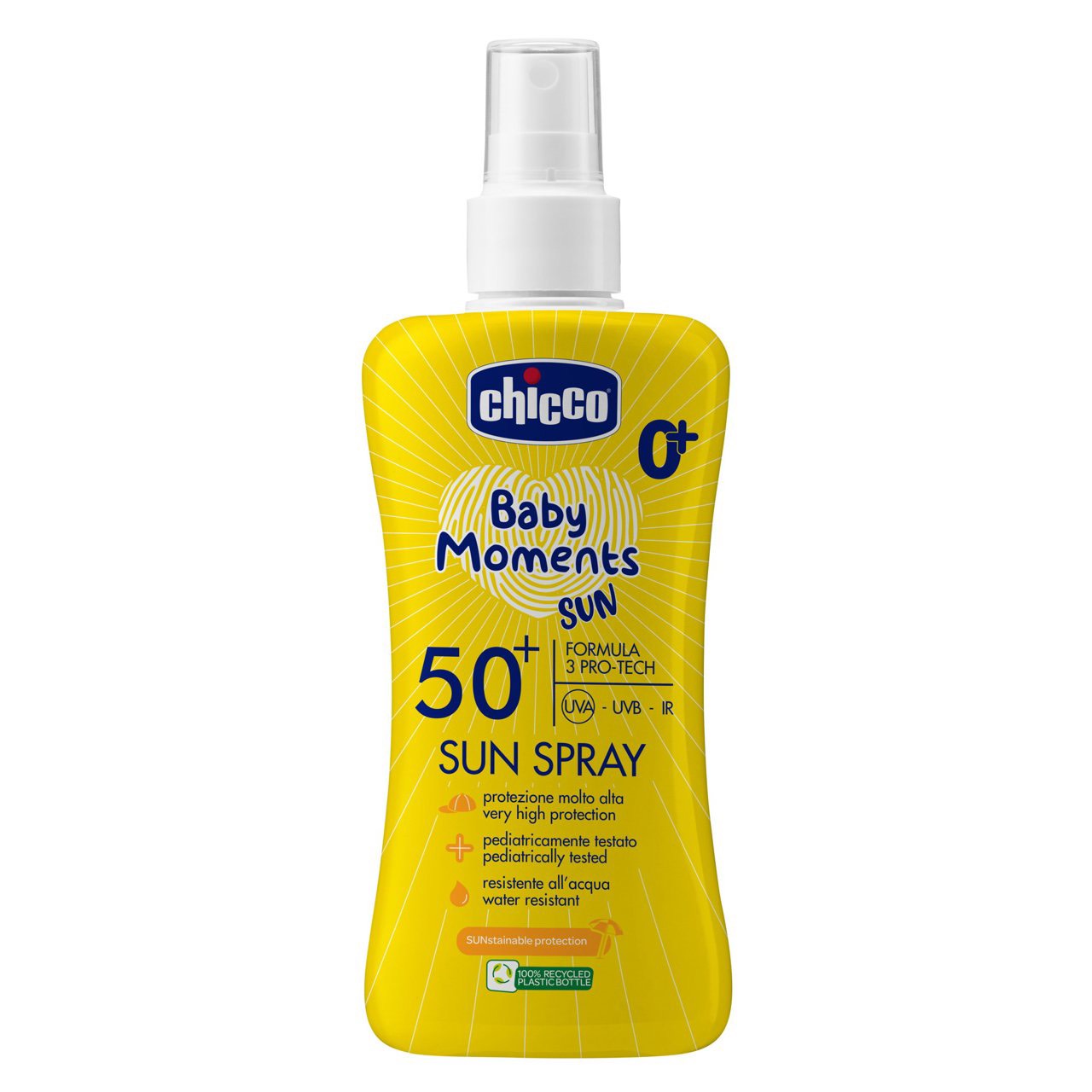 Chicco寶貝嬰兒輕潤防曬噴液 150ml★衛立兒生活館★
