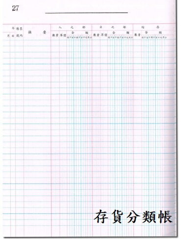 日昇 100頁 帳簿 帳本 (現金簿(A)、現金簿(B)、總分類帳、銷貨簿、進貨簿、存貨分類帳、日記帳(買賣業)、分錄簿、存貨計數帳)【APP ...