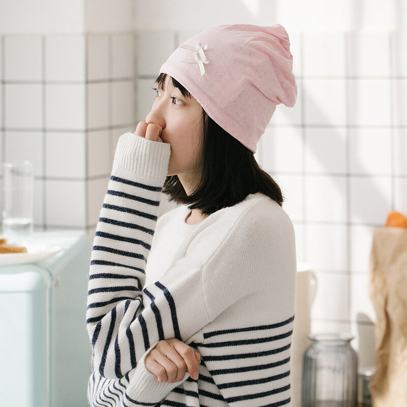 月子帽產後夏季超薄款孕婦頭巾坐產婦帽子女堆堆睡帽春秋發帶冬季
