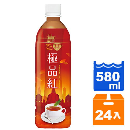 波蜜 靠茶極品紅茶 580ml (24入)/箱【康鄰超市】