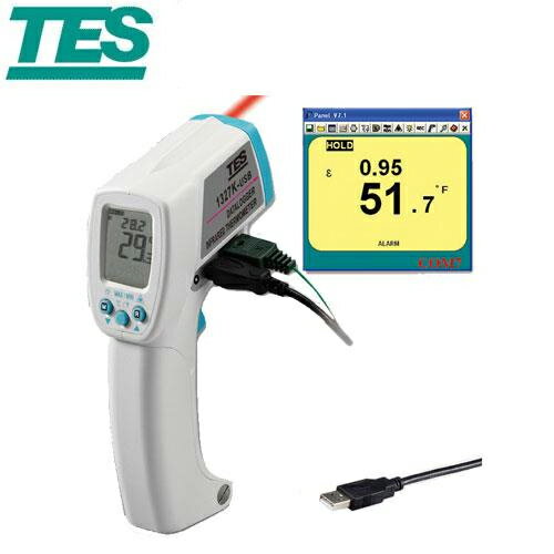 TES泰仕 紅外線溫度計 TES-1327K USB