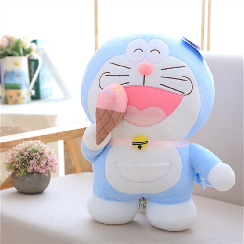 澳捷爾站姿叮當貓玩偶小叮當公仔毛絨玩具抱枕娃娃玩偶