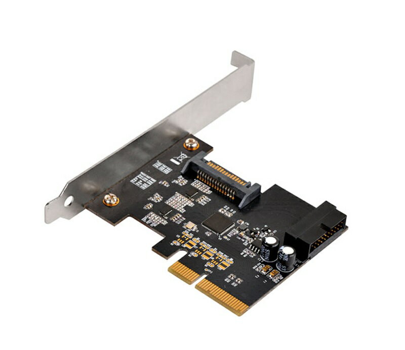 【享最高折300】SilverStone 銀欣 ECU04-E 內接19pin USB 3.1擴充卡/SST-ECU04-E