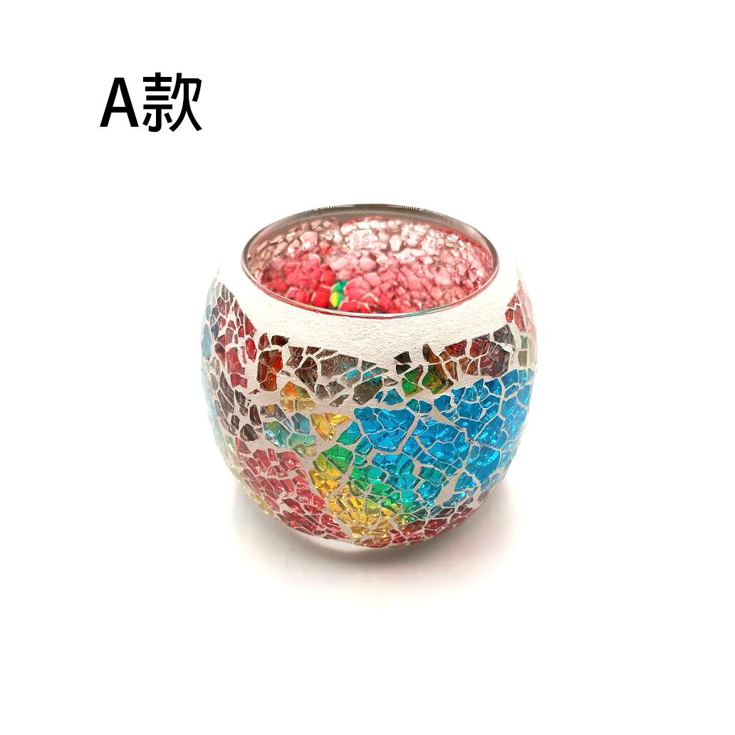 安森藝品x覓品竹北手作店-馬賽克玻璃藝術杯燈系列-共5款 1