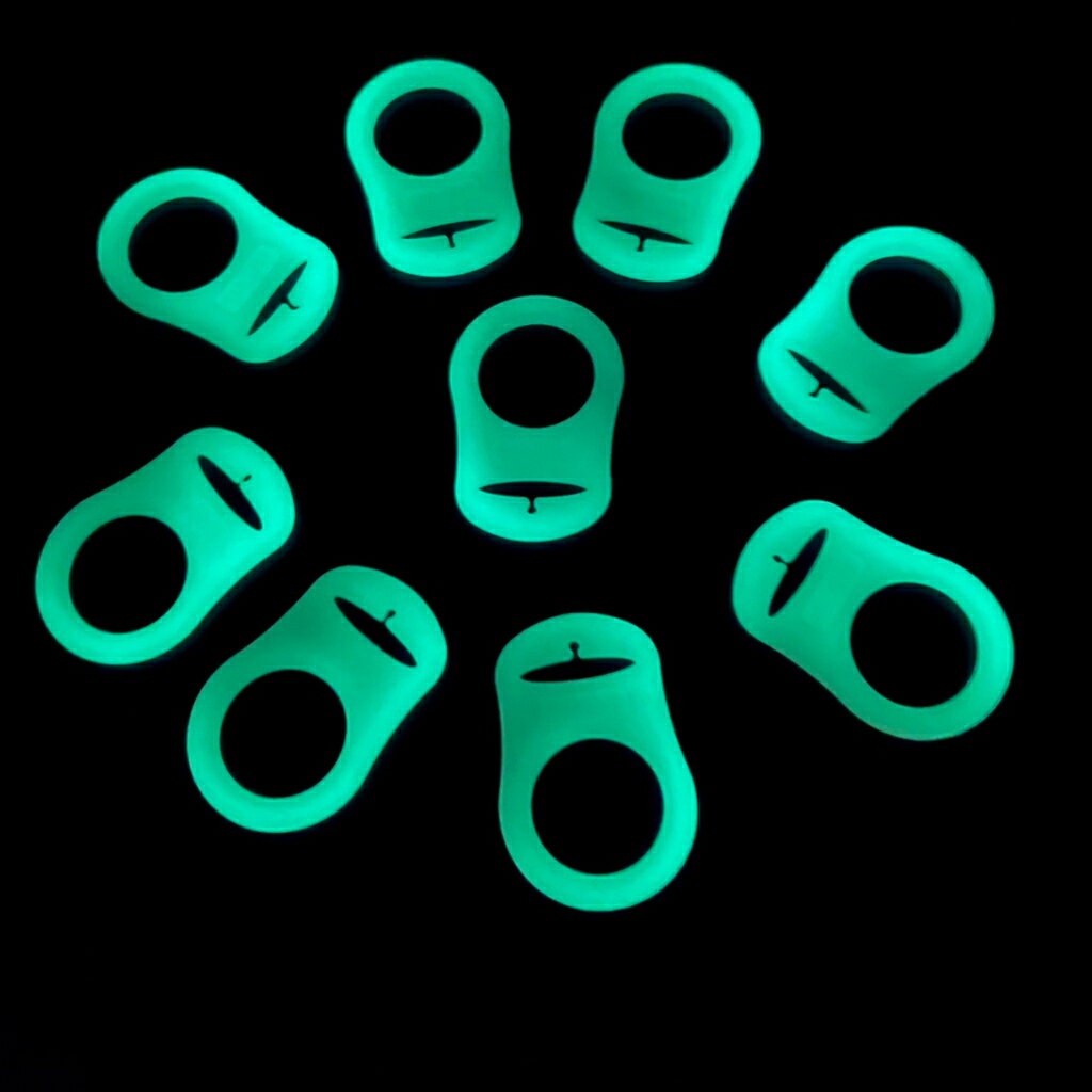 《未滿99元不出貨》奶嘴矽膠套環2入組/掛環/香草BIBS奶嘴/奶嘴玩偶可用 1