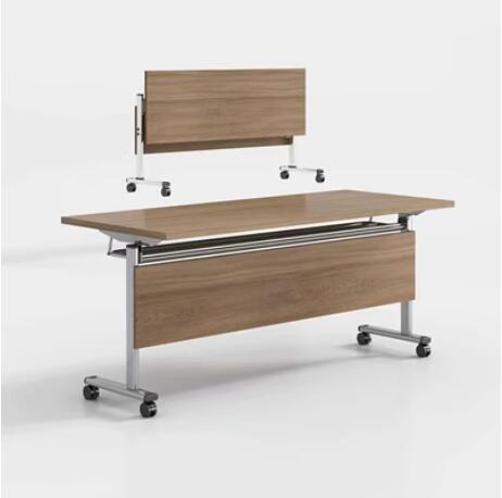 摺疊培训桌椅组合课桌可移动办公桌长条桌多功能拼接会议桌培训桌 交換禮物