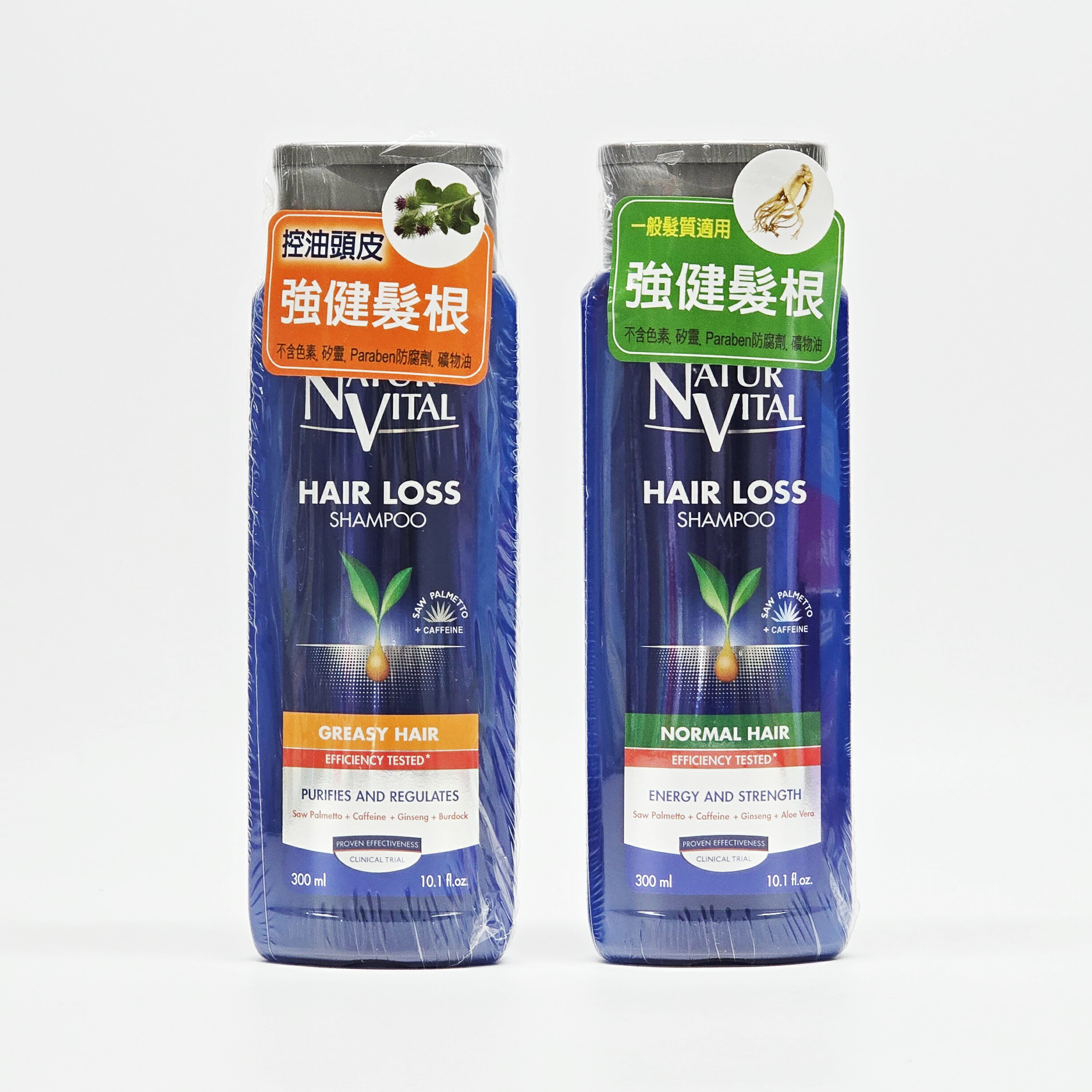 Natur Vital 髮根強化洗髮精 300ml/瓶 油性 中性髮質適用