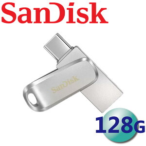 【公司貨】SanDisk 128GB Ultra Luxe USB Type-C USB3.2 Gen1 隨身碟 DDC4 128G