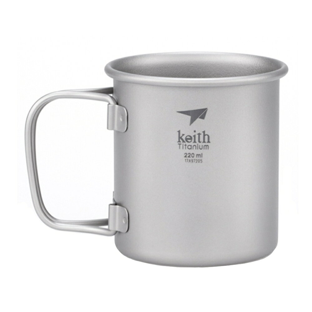鎧斯Keith Ti3200 鈦摺疊單層杯