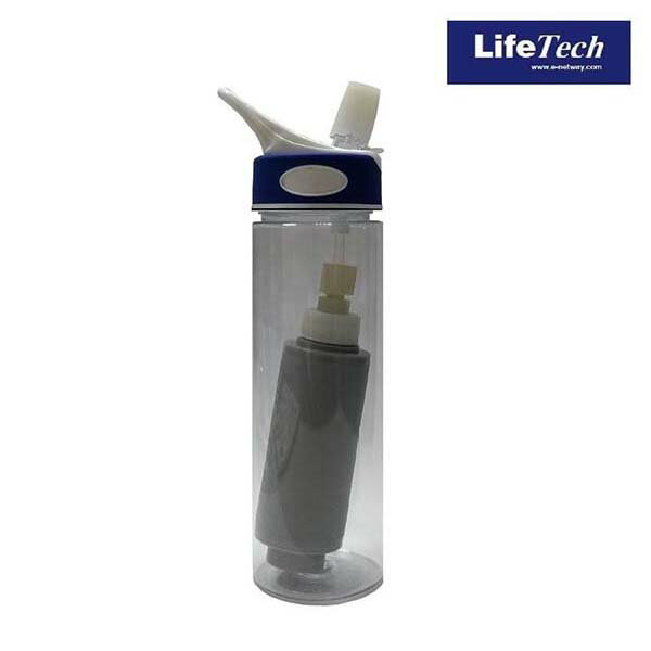 《台南悠活運動家》Life Tech 口袋濾心瓶裝組650ml (透明) WTF-011SET