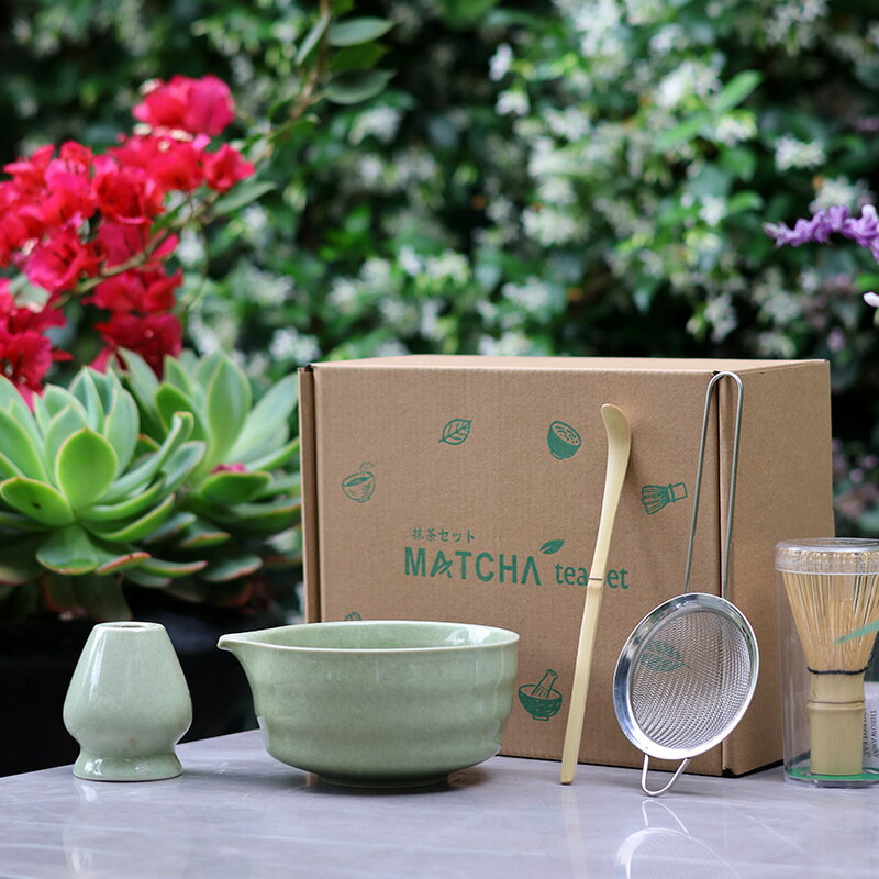 熱銷抹茶綠Japanese Matcha Tea Set 日式陶瓷抹茶碗茶具套裝 2