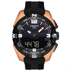 TISSOT天梭 T0914204720700 NBA系列T-TOUCH EXPERT SOLAR/玫瑰金 45mm