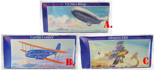【震撼精品百貨】1/330 U.S. NAVY BLIMP/1/81 CURISS CONDOR/1/48 Albatros PIII【共三款】 震撼日式精品百貨