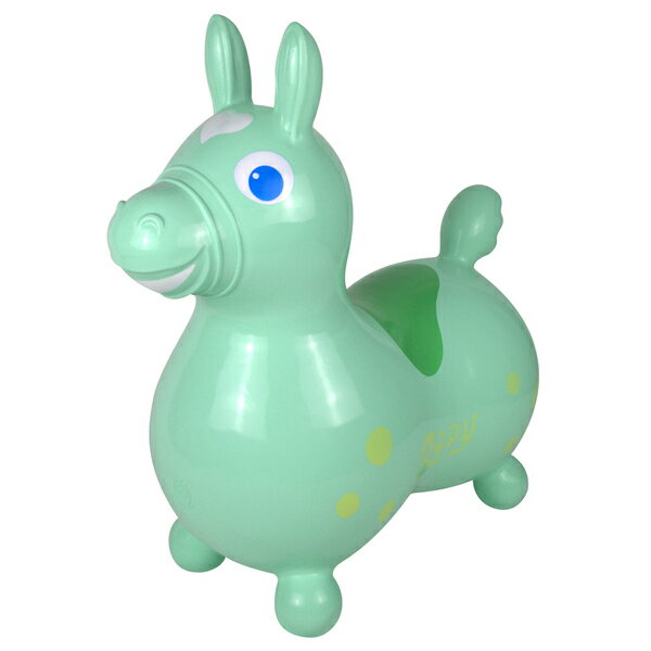 【義大利Rody】RODY跳跳馬-粉色系(粉綠)~義大利原裝進口 / 騎乘玩具