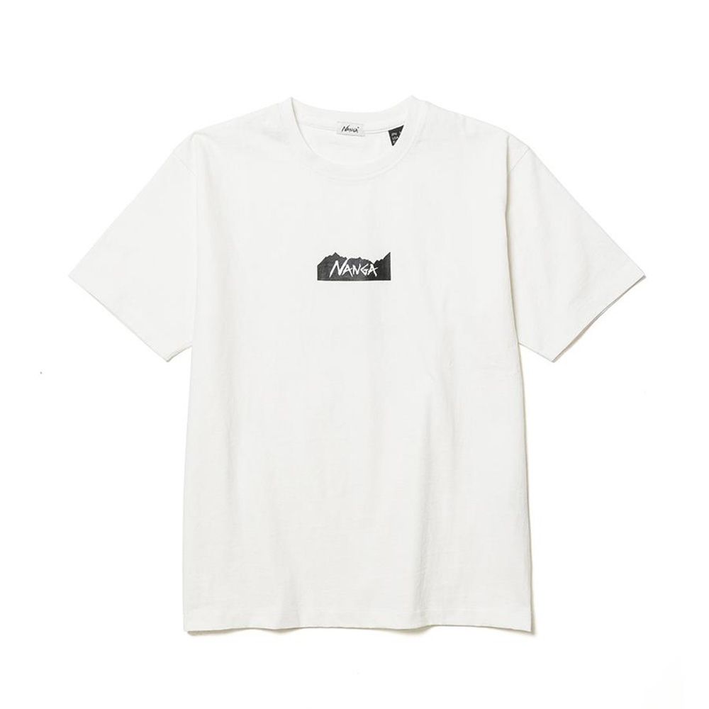 ├登山樂┤日本Nanga Logo Tee 2021 短袖# NA-12011-WHT 白| 登山樂直