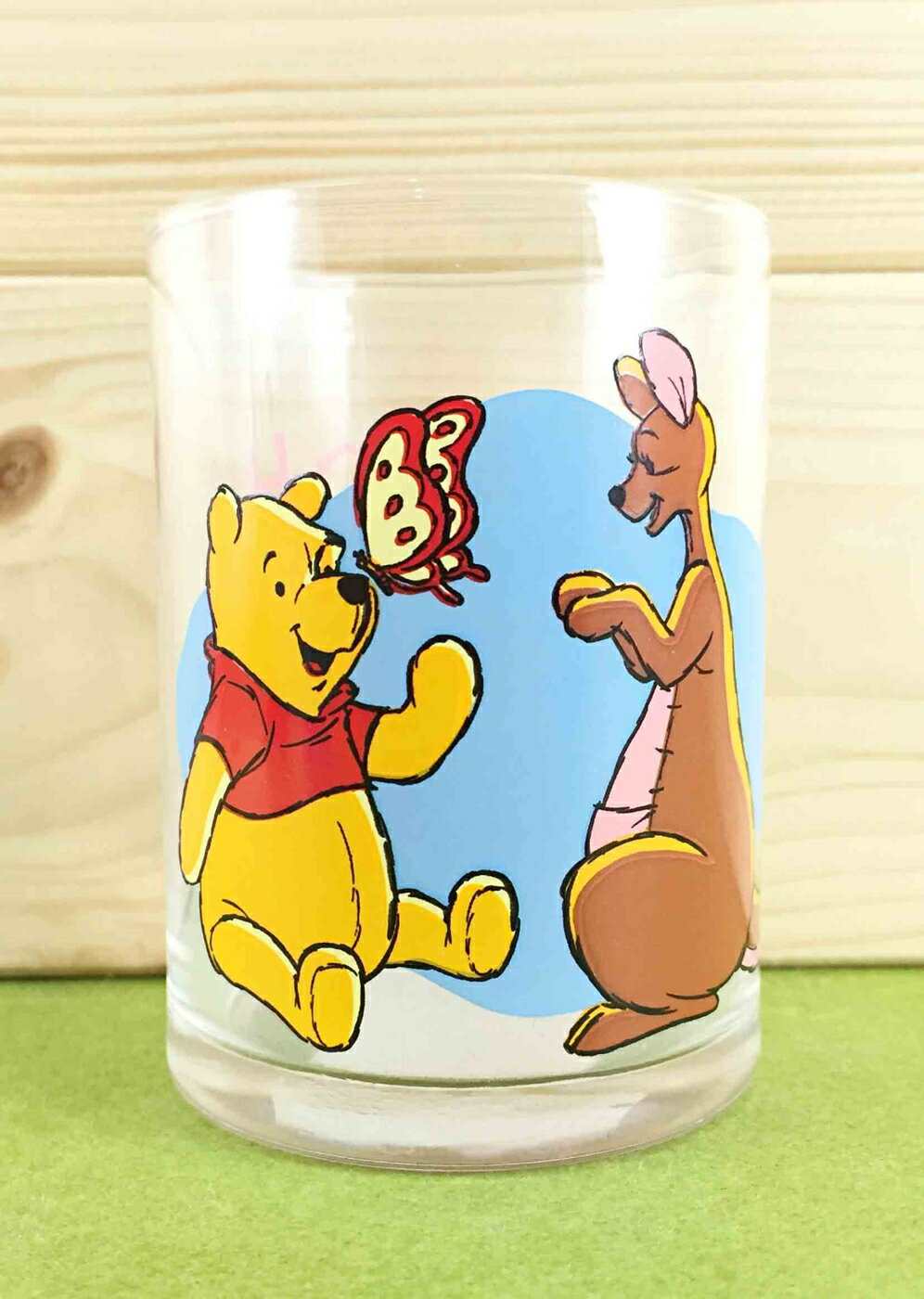 【震撼精品百貨】Winnie the Pooh 小熊維尼 玻璃杯-袋鼠 震撼日式精品百貨