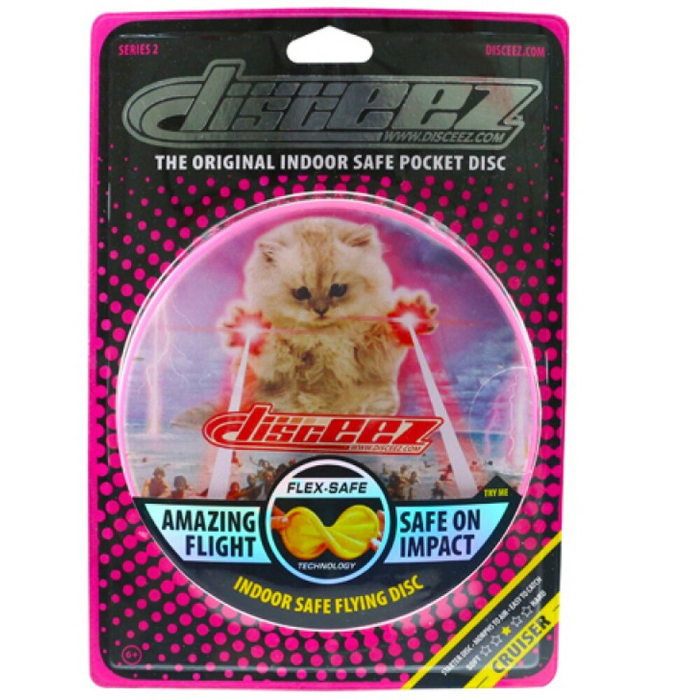 DISCEEZ 同行飛碟 室內飛盤 S2-6 LASER CAT 鐳射貓咪
