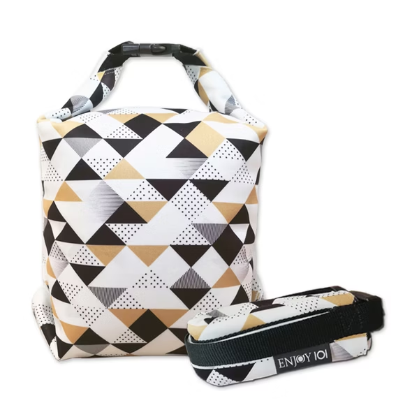 UnSac 2.0 矽膠布防漏食物袋《喫貨袋》M - 菱格