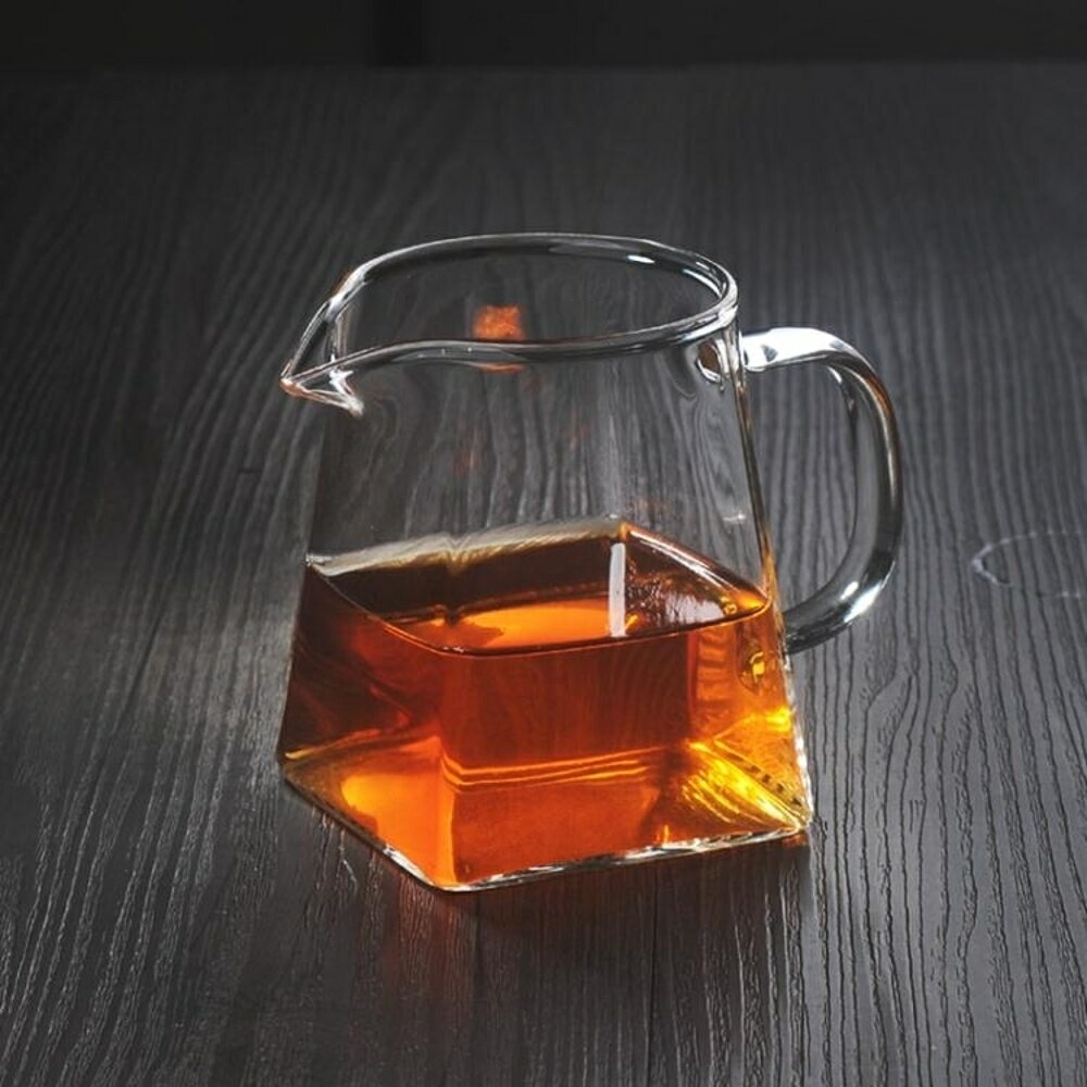 買一送一 茶具配件 陶瓷故事玻璃公道杯加厚耐熱茶海分茶器帶茶漏隔茶器功夫 阿薩布魯