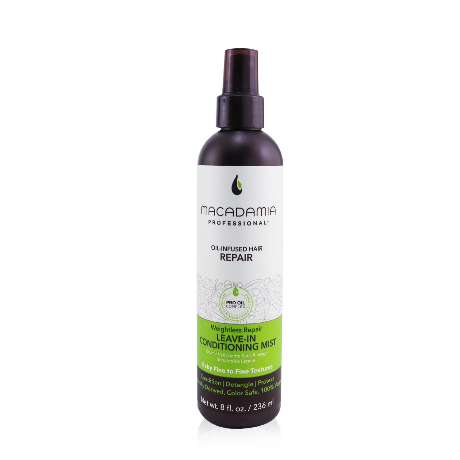 瑪卡奇蹟油 Macadamia Natural Oil - 免沖洗輕盈滋養頭髮噴霧（超纖細至纖細髮質適用）
