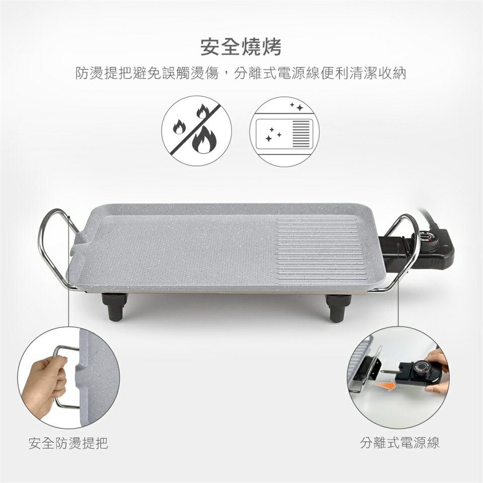 【折200+Line7%回饋】免運費 DIKE 中秋烤肉 多功能陶瓷 電烤盤/烤肉爐/電燒烤盤/烤盤 HKE200WT