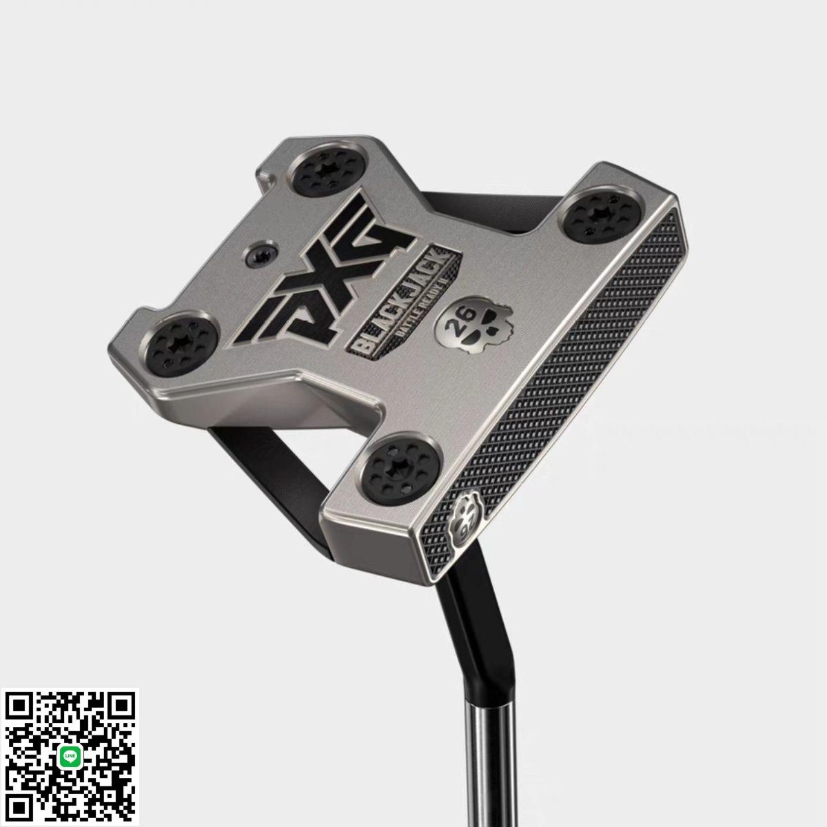 PXG高爾夫球桿新款男士灰色骷髏頭Blackjack穩定大頭容錯golf推桿