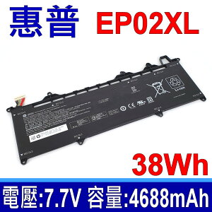 HP 惠普 EP02XL 原廠電池 HSTNN-DB9L L71760-005