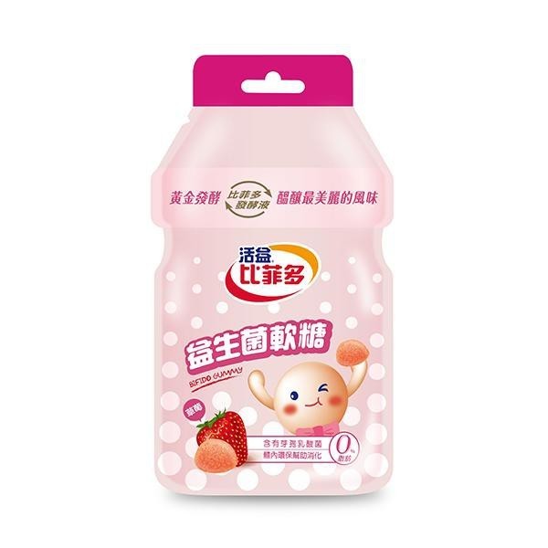 活益 比菲多軟糖-草莓口味 (30g/包)【杏一】