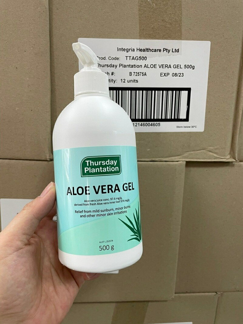 澳洲Thursday Plantation 星期四農莊 蘆薈保濕 曬後凝膠 500g(家庭號) (有中標) KB23Y-0717-097 2