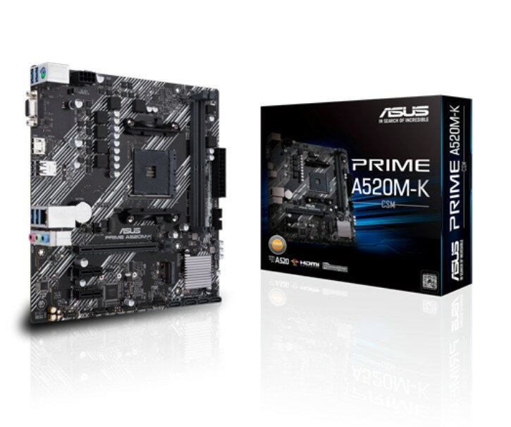 ASUS 華碩 PRIME A520M-K/CSM AM4腳位 DDR4 主機板