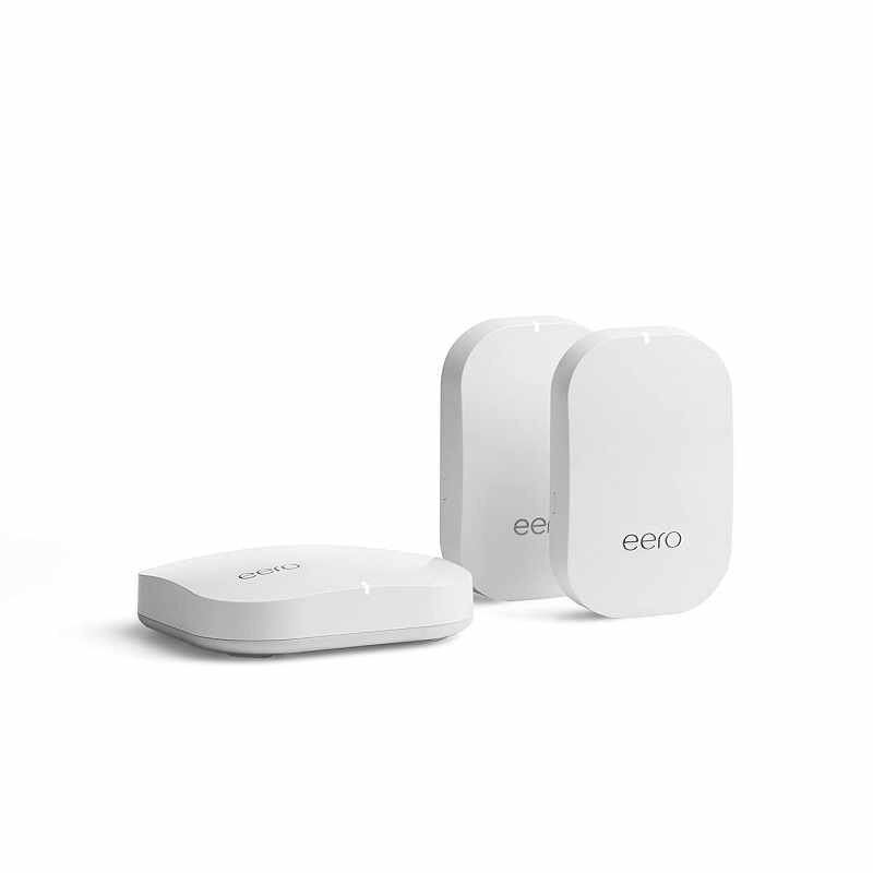 Amazon eero Pro 網狀WiFi系統 第二代 (1 eero Pro + 2 eero Beacon) 相容第一代 eero 支援Apple HomeKit [2美國直購]