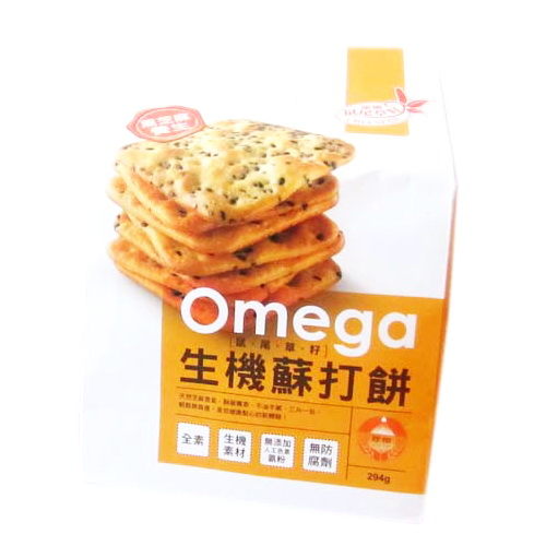 鼠尾草籽生機蘇打餅-黑芝麻294g/包