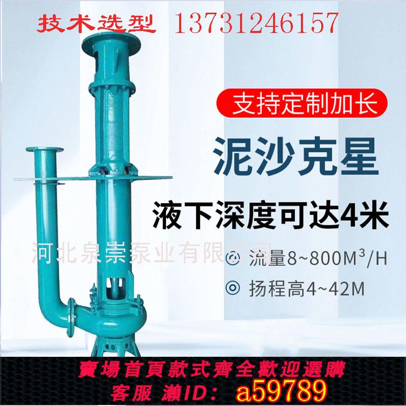 【全網低價 可打統編】液下渣漿泵SP抽沙泵40PV 65QV 80ZJL-33耐磨立式泥漿泵工業離心泵