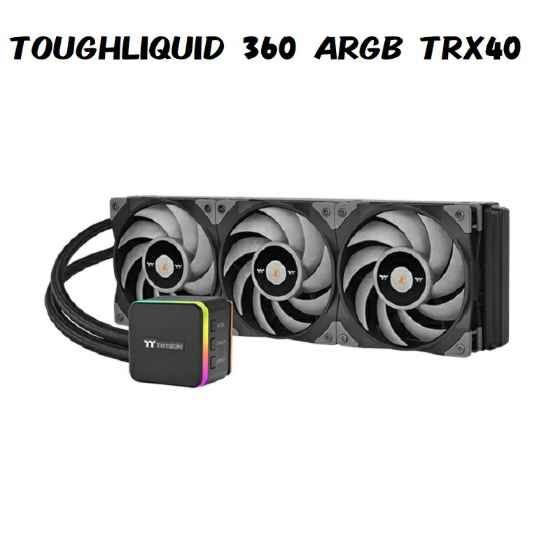 【獨家！另享10%回饋】曜越 TOUGHLIQUID 360 ARGB TRX40 一體式散熱器/CL-W336-PL12GM-A