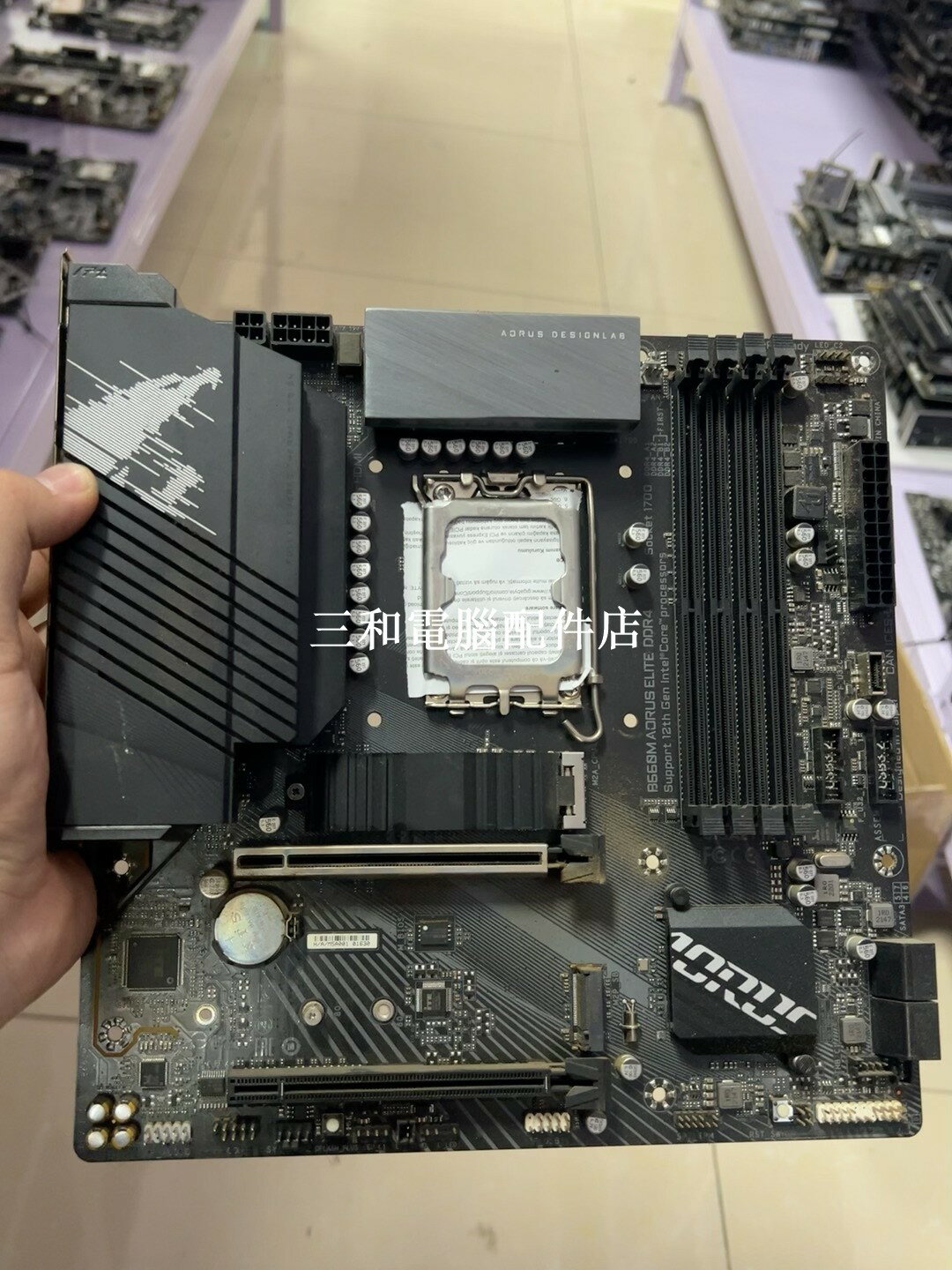 技嘉 B660M AORUS ELITE DDR4 主機板 實拍圖 所見即所得 官方質保 店保到確認收貨 當天發貨