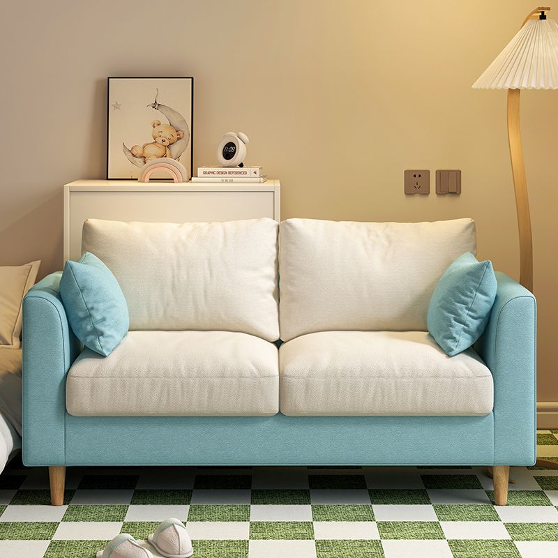 楓林宜居 客廳沙發小戶型出租房臥室布藝現代簡約北歐網紅款雙人單人小沙發