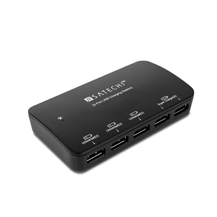 <br/><br/>  ::bonJOIE:: 美國進口 Satechi 5-Port USB Charger 黑色款 五孔充電插座 (全新盒裝) 充電器<br/><br/>