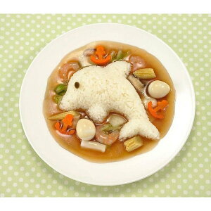 日本 正品 Arnest 親子創意料理小物 可愛咖哩飯糰模型(兔兔/海豚/花) 便當DIY/野餐 4989082760575