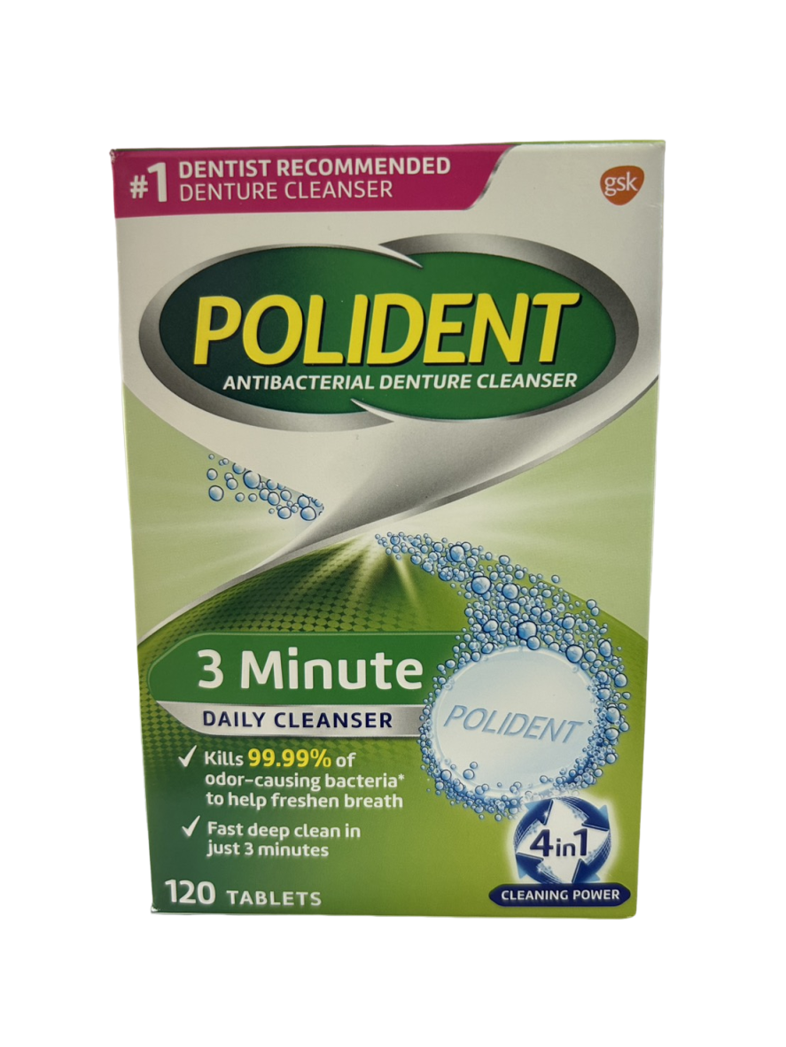 美國原裝進口 保麗淨假牙清潔錠 120片/盒