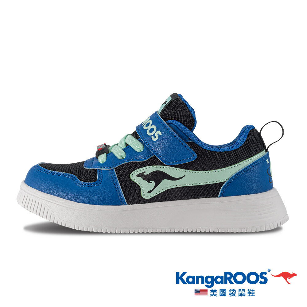 KangaROOS美國袋鼠鞋 童鞋 GLIDE 輕量 透氣 緩震 運動 慢跑鞋 [KK32336] 藍【巷子屋】