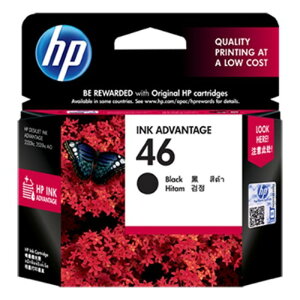 【下單享9%點數回饋】HP No.46 原廠黑色墨水匣 (CZ637AA) 適用 DeskJet 2029 / 4729