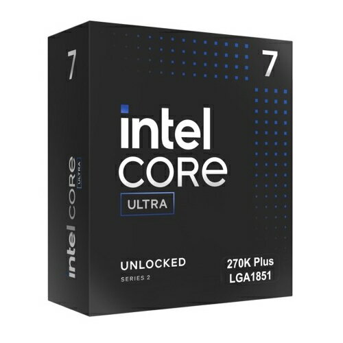 Intel Ultra 7 270K Plus 24核24緒 1851腳位 無風扇 有內顯 CPU處理器