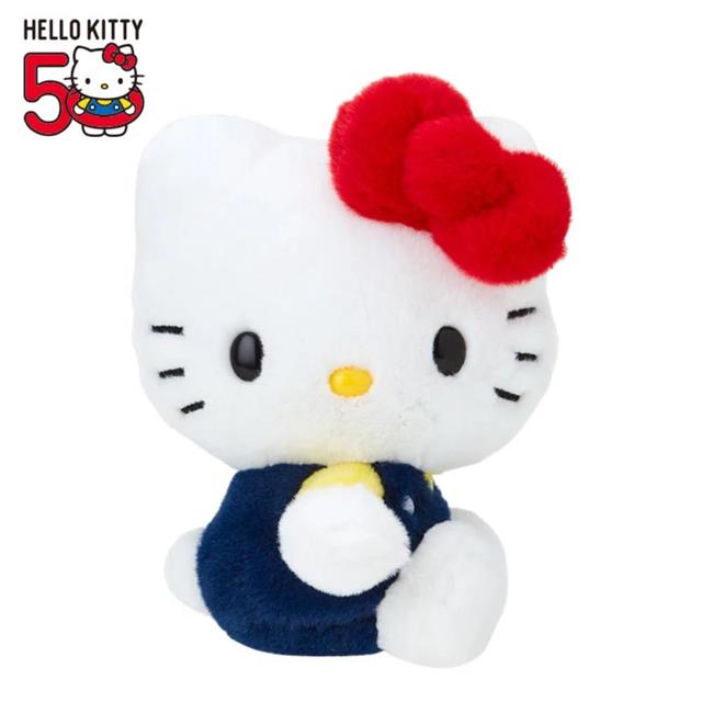 【震撼精品百貨】Hello Kitty 凱蒂貓~日本SANRIO 三麗鷗 KITTY50週年變裝系列絨毛玩偶娃娃-經典色*96013