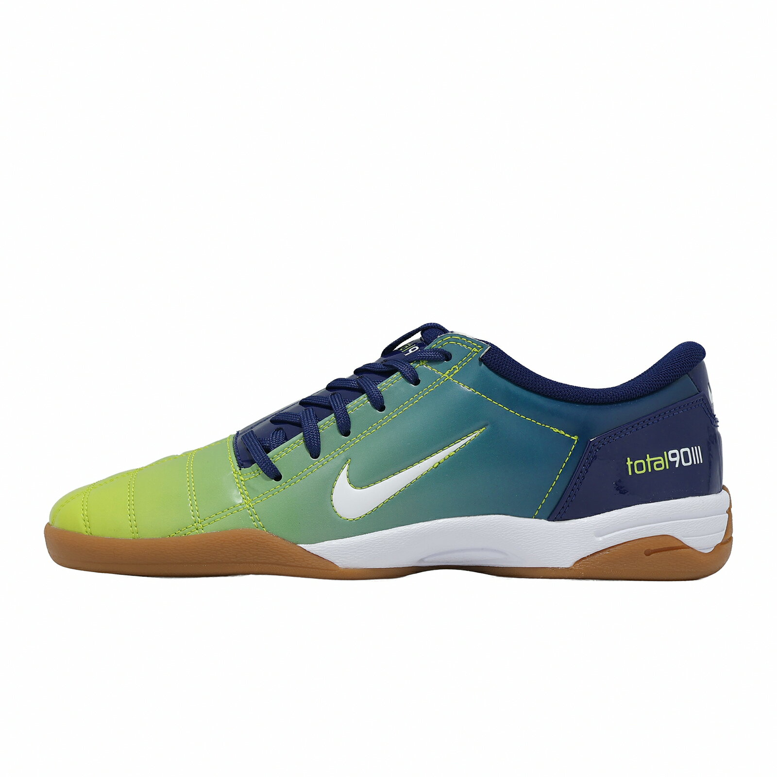 Nike 休閒鞋 Total 90 男鞋 藍 綠 膠底 足球鞋 IH2230-400