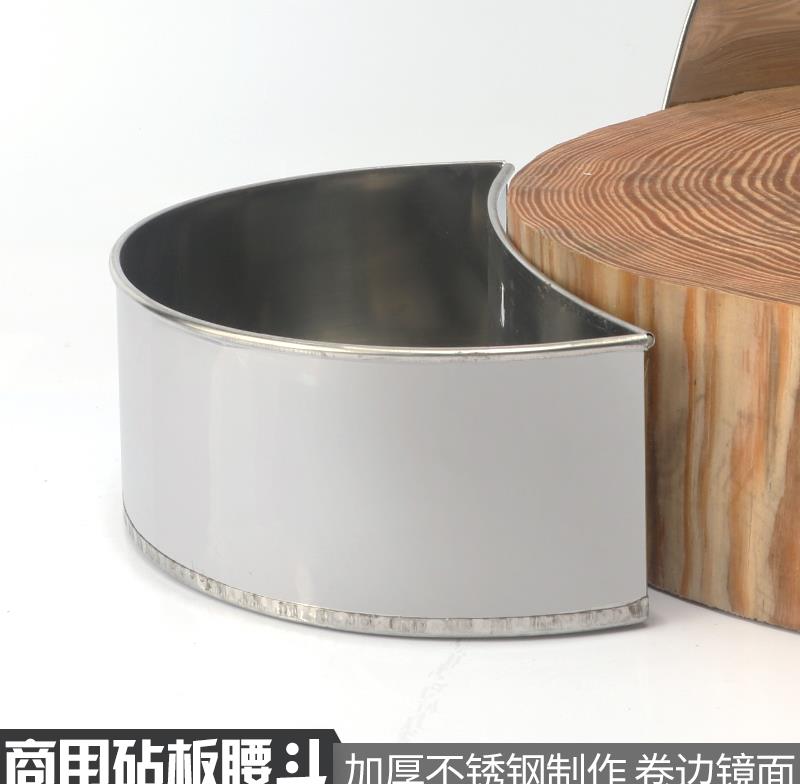 不銹鋼腰鬥砧板雜物盒燒味垃圾盒子餐廳廚房商用置物盒半圓雜料斗