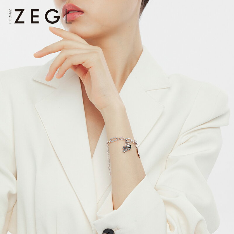 ZEGL設計師新年四葉草手鏈女ins小眾設計輕奢手飾牛年本命年禮物 2